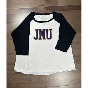 Fall Rush‎ JMU Shirt Womens 3XL White Black James Madison Dukes Embroidered